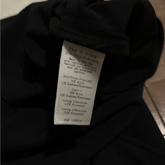 Black and white 3/4 sleeve rag & bone dress size 2 - Picture 9 of 9